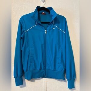 Nike | Vintage Women's Vibrant Blue Windbreaker Jacket | Size Medium